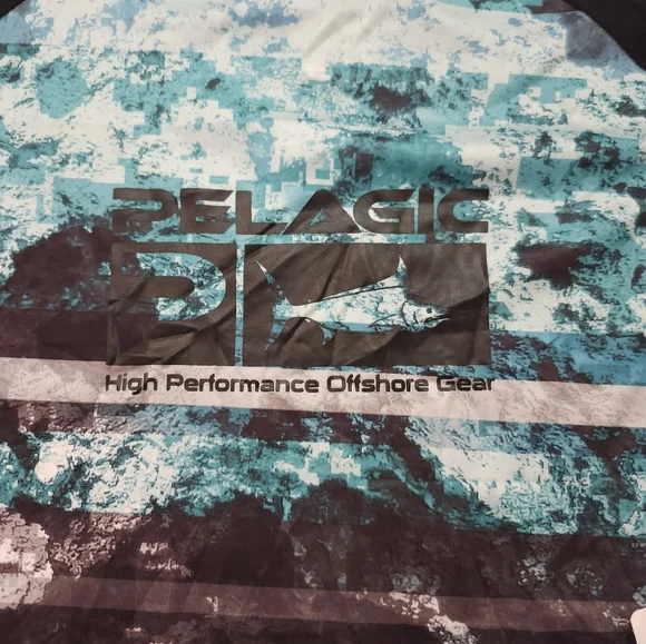 Pelagic VaporTek Mens long Sleeve performance Shirt Size M NEW Fishing Uv Cool - Picture 3 of 8